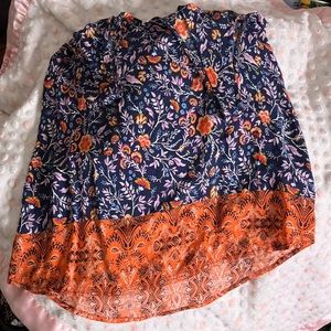 Blue and peach t-shit women’s